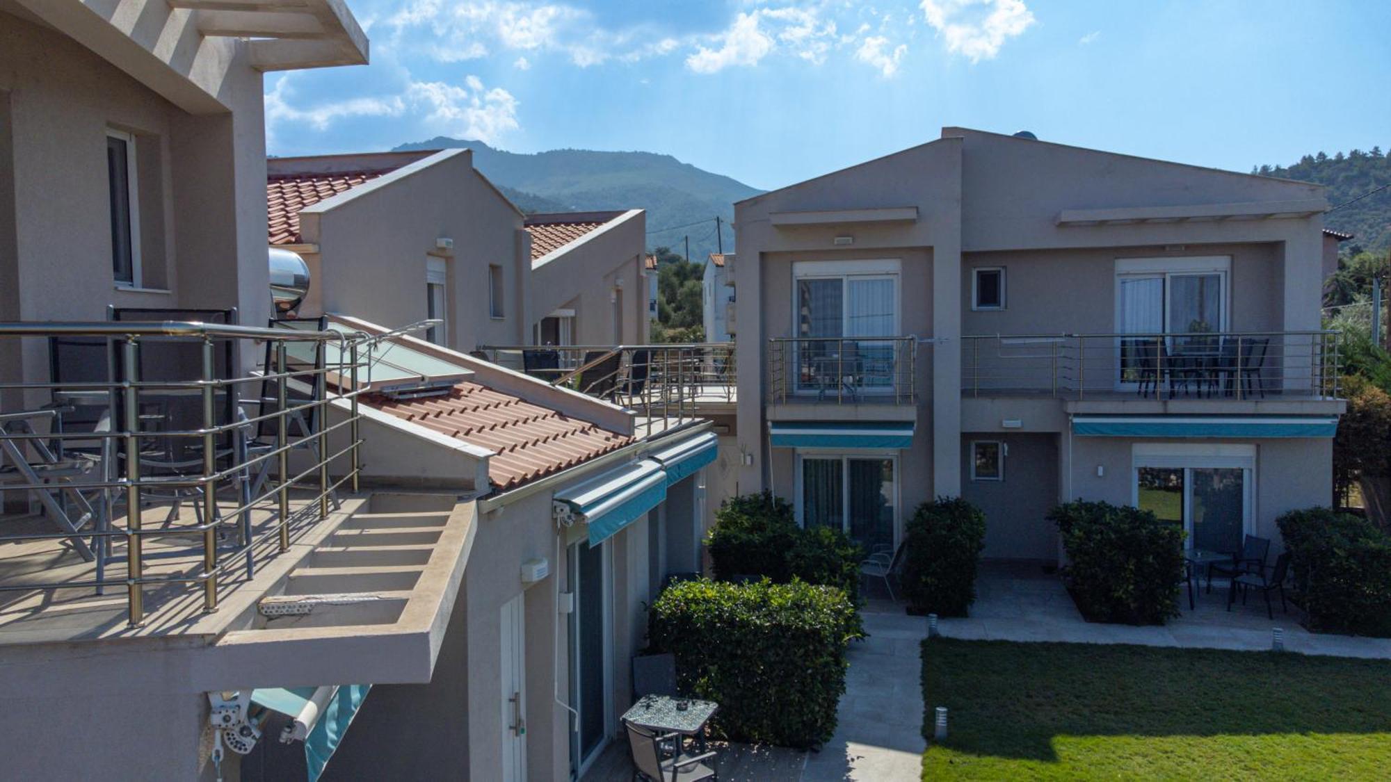 Yalos Beach Maisonettes Skala Sotiros Luaran gambar
