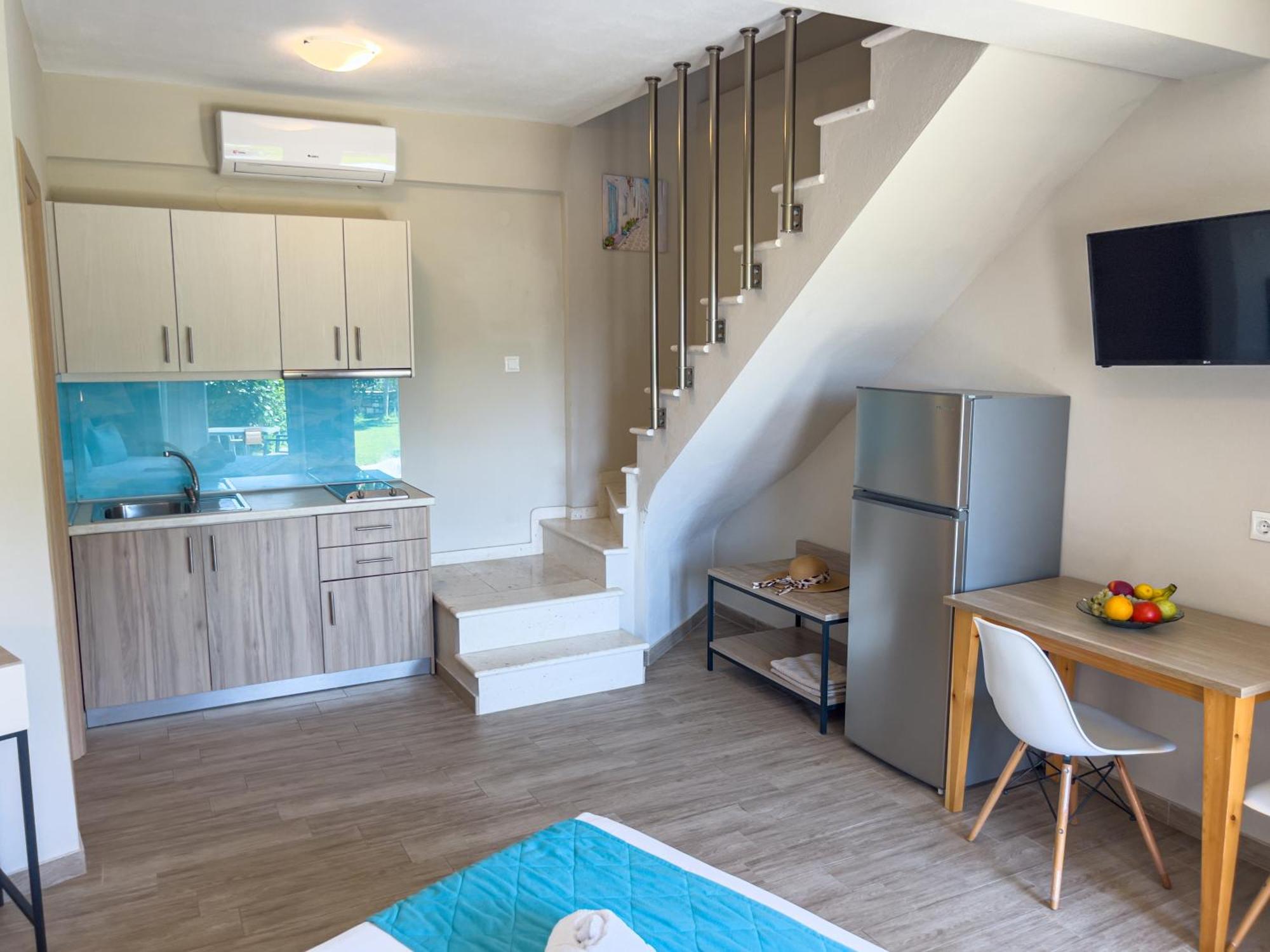 Yalos Beach Maisonettes Skala Sotiros Luaran gambar