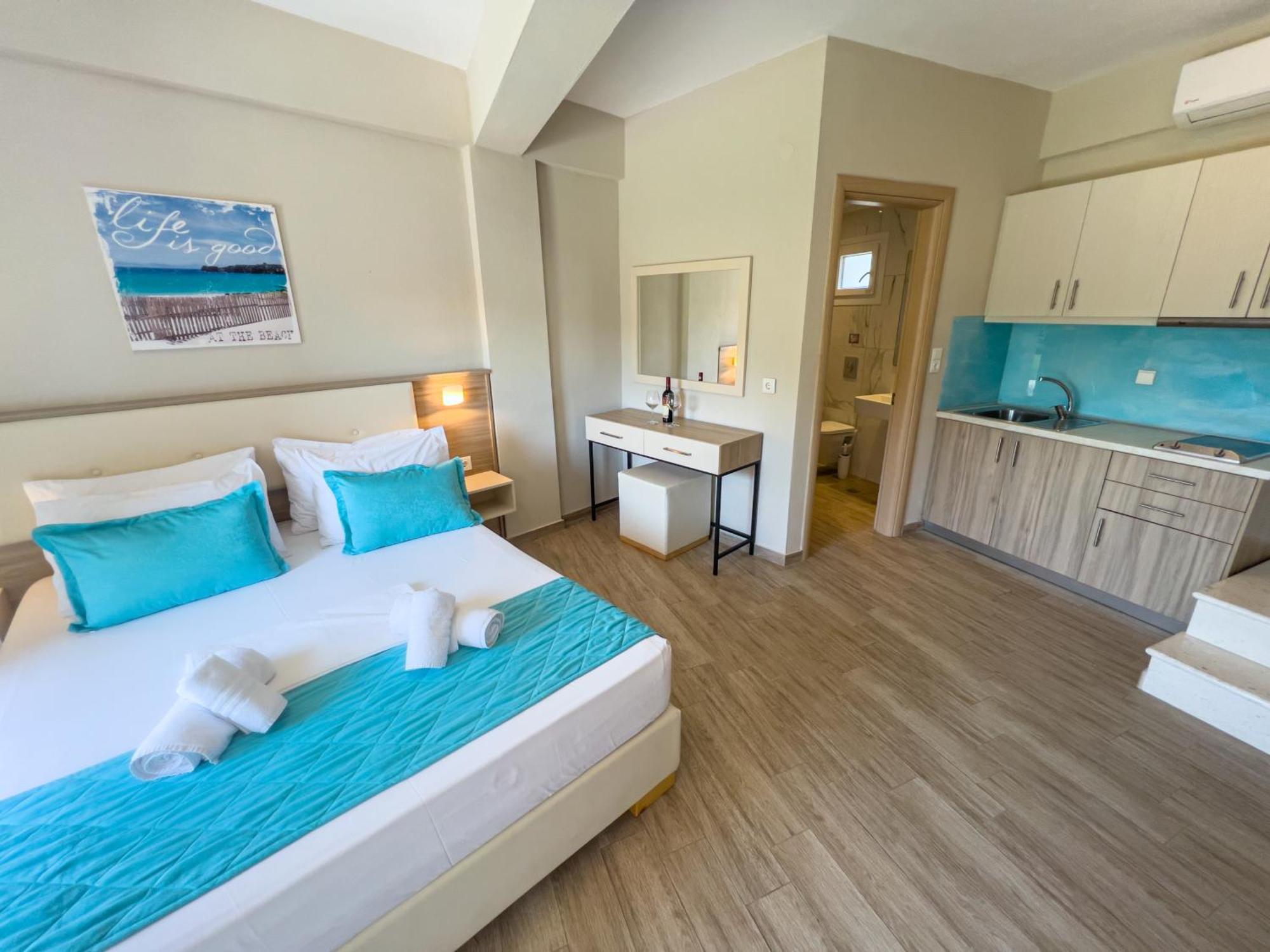 Yalos Beach Maisonettes Skala Sotiros Luaran gambar