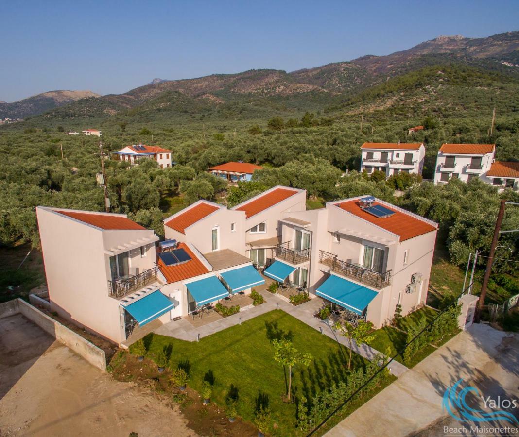Yalos Beach Maisonettes Skala Sotiros Luaran gambar