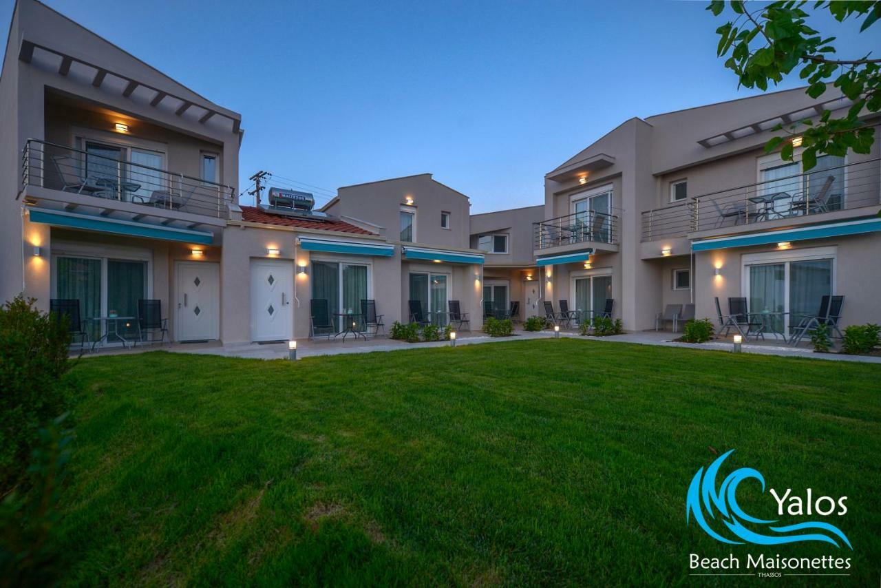 Yalos Beach Maisonettes Skala Sotiros Luaran gambar