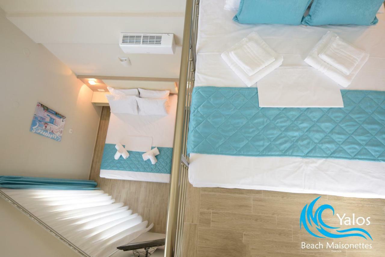 Yalos Beach Maisonettes Skala Sotiros Luaran gambar