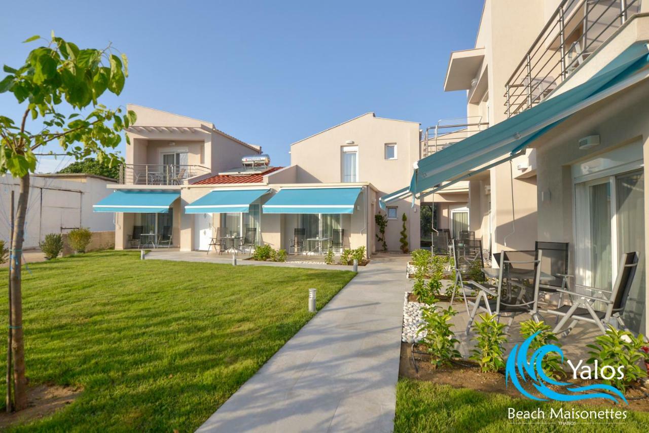 Yalos Beach Maisonettes Skala Sotiros Luaran gambar