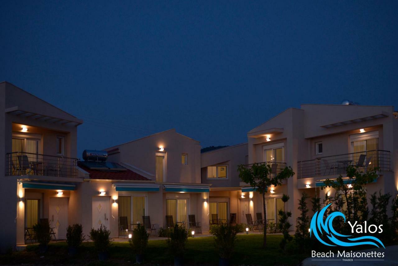 Yalos Beach Maisonettes Skala Sotiros Luaran gambar