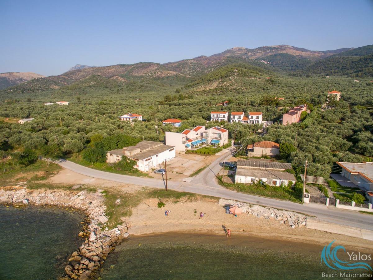 Yalos Beach Maisonettes Skala Sotiros Luaran gambar