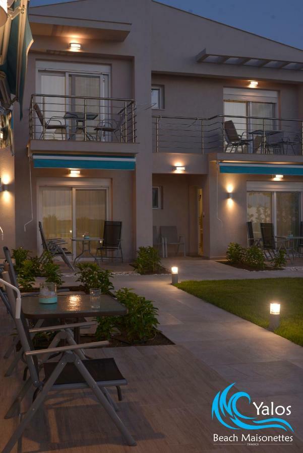 Yalos Beach Maisonettes Skala Sotiros Luaran gambar